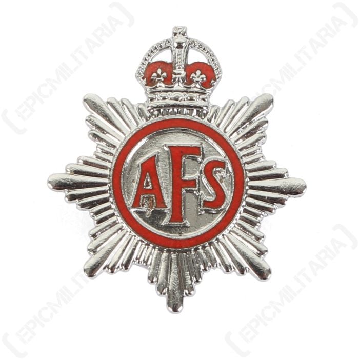 Original Auxiliary Fire Service Lapel Badge Main