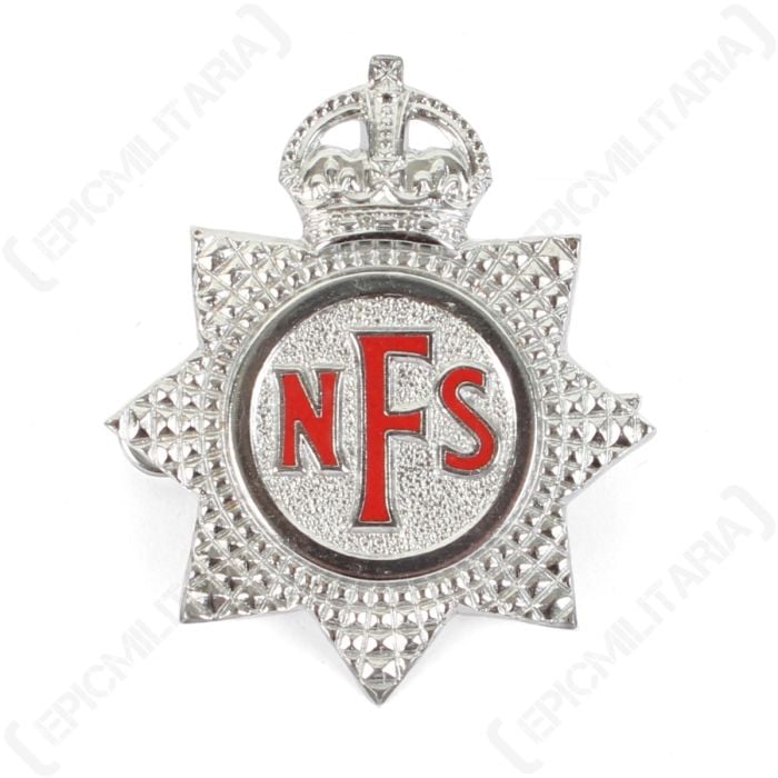 Original National Fire Service Cap Badge Main