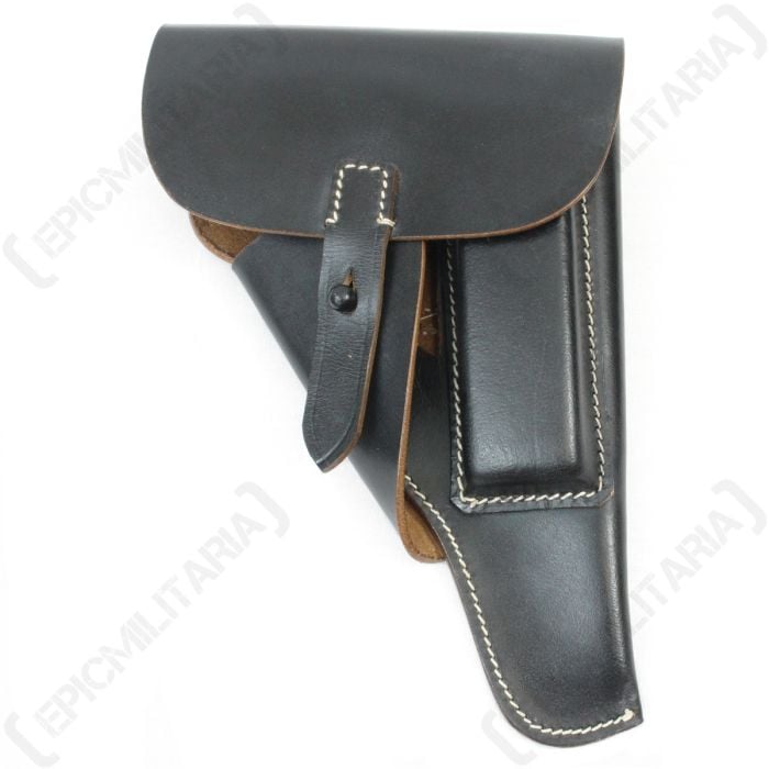 P38 Walther Soft Shell Holster - Black Leather main