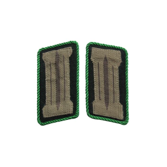 Panzer Grenadier Green Collar Tabs