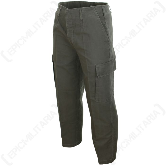 Prewashed Moleskin Trousers - Olive Drab Main