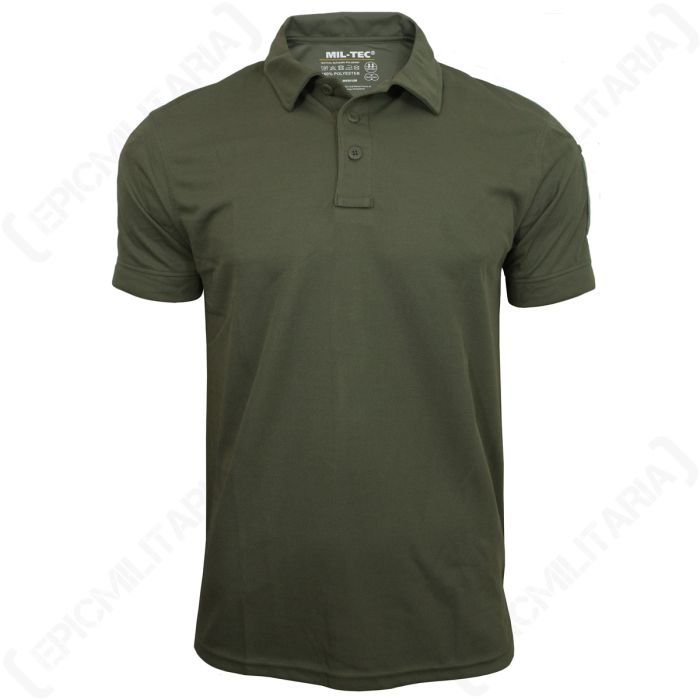 Quickdry Olive Polo Shirt