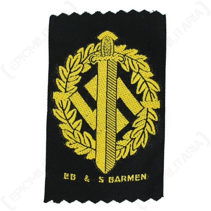 WW2 German SA Sports Bevo Gold Badge