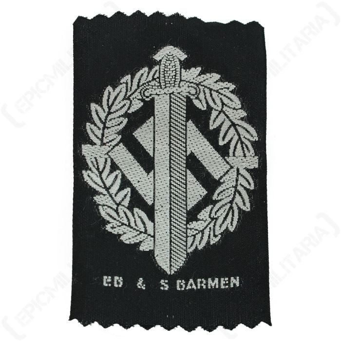 WW2 German SA Sports Bevo Silver Badge
