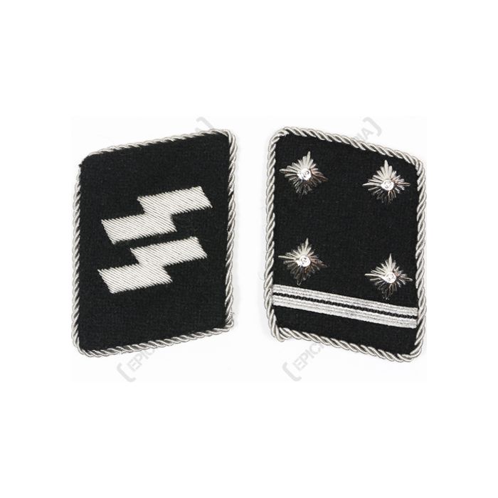 WW2 German Waffen-SS Obersturmbannfuhrer Collar Tabs