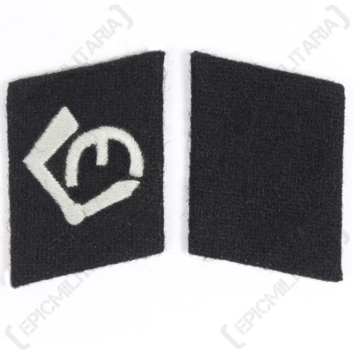 WW2 German E Sword Estland Collar Tabs