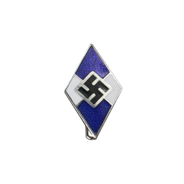 Hitler Youth Diamond pin Badge - Blue Marine Version