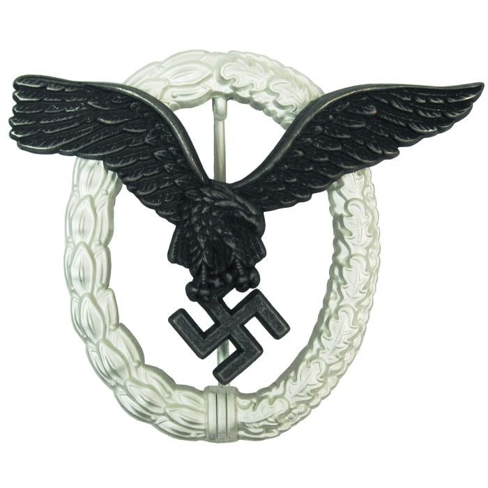 WW2 German Metal Luftwaffe Pilot Badge
