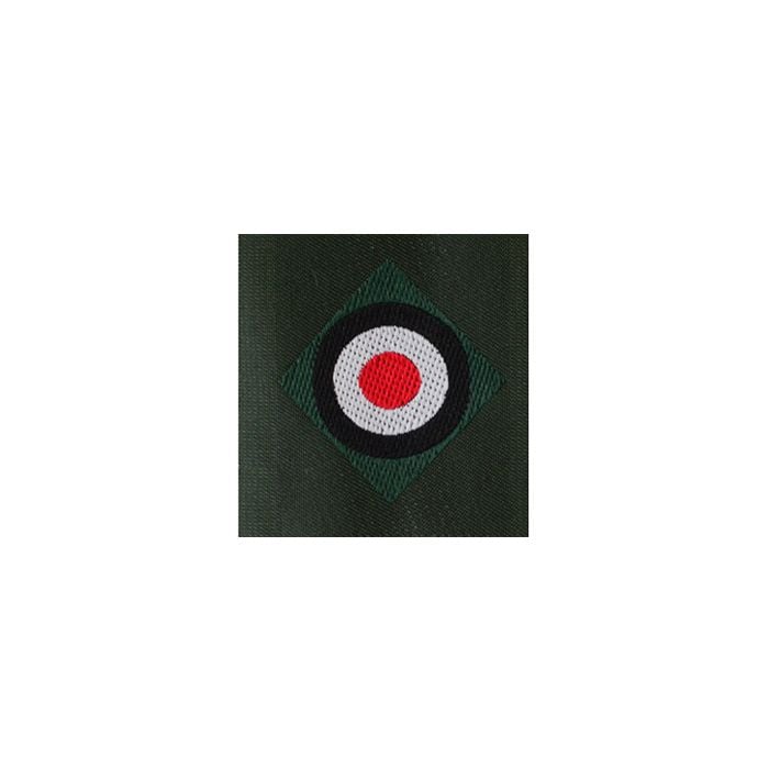 Army Bevo Cap Cockade - Dark Green