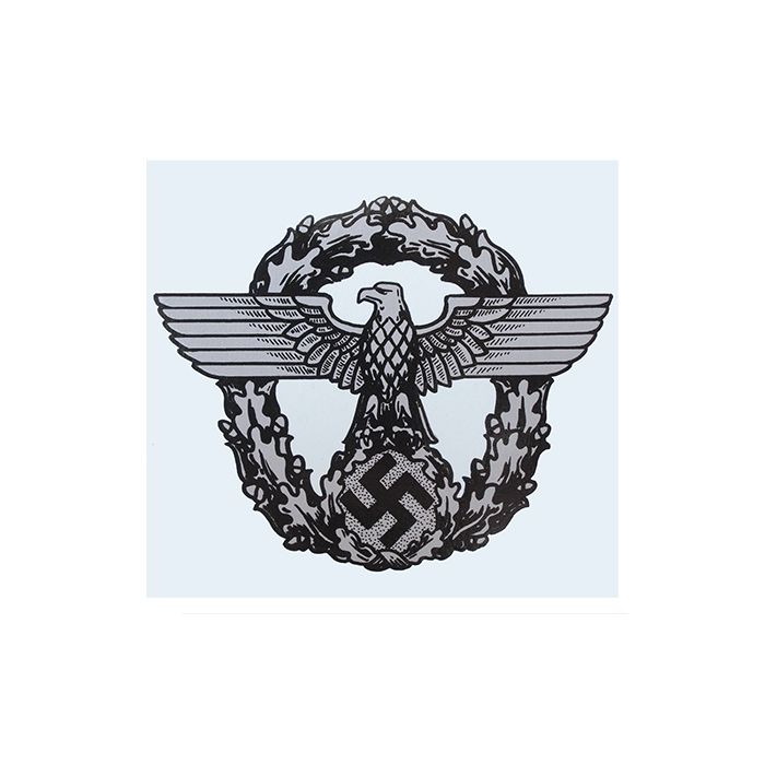 Police Helmet Decal - SINGLE