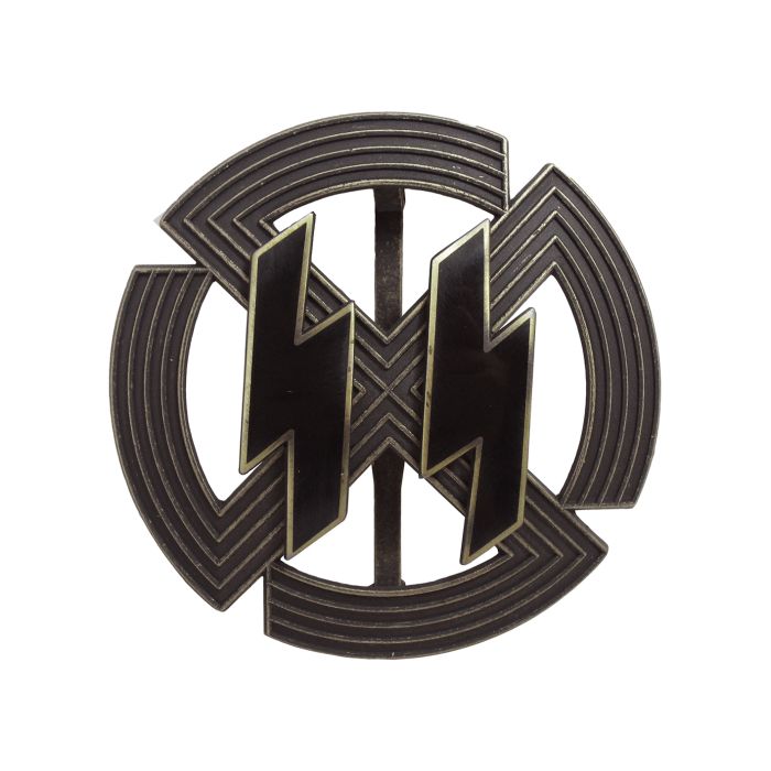 WW2 German SS Germanic Proficiency Runes Badge in Bronze