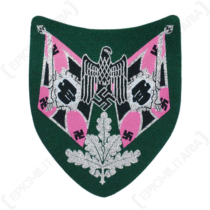 WW2 German Army Standard Bearer Shield - Panzer