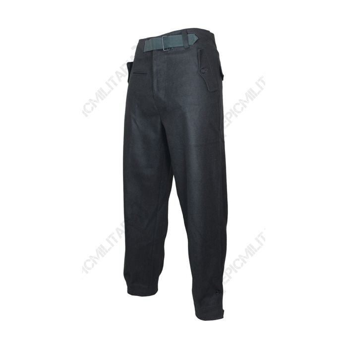 German Army Black Panzer Trousers