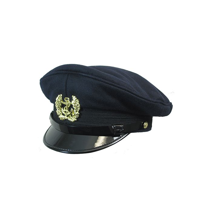 German Bundesmarine Visor Cap - Navy Blue