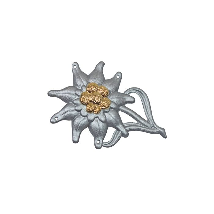 WW2 Metal Edelweiss Cap Badge