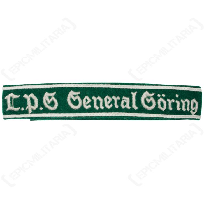 WW2 German LPG General Goring EM Cuff Title