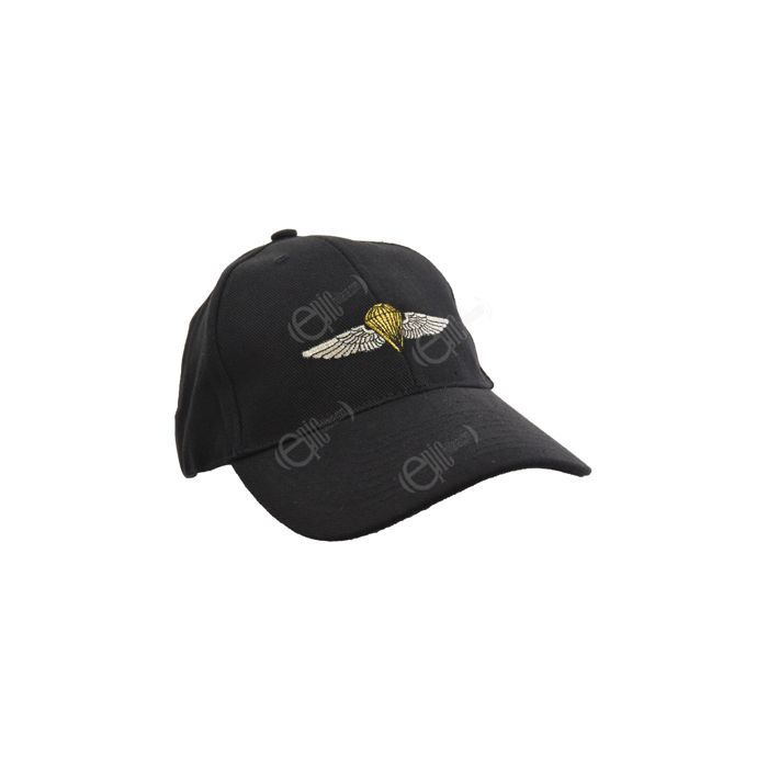 Black US Jump Wings Baseball Cap