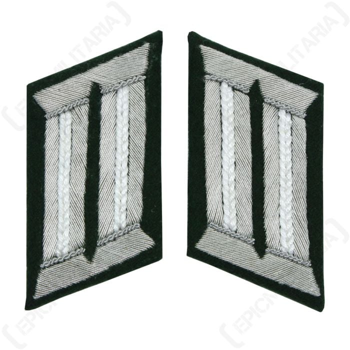 WW2 German Army Officer Collar Tabs Infantry