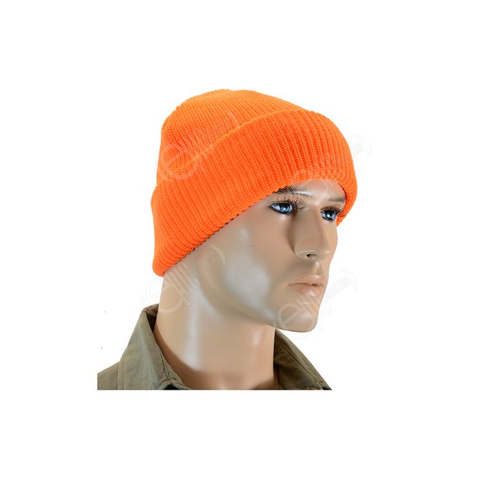 Orange Winter Watch Cap
