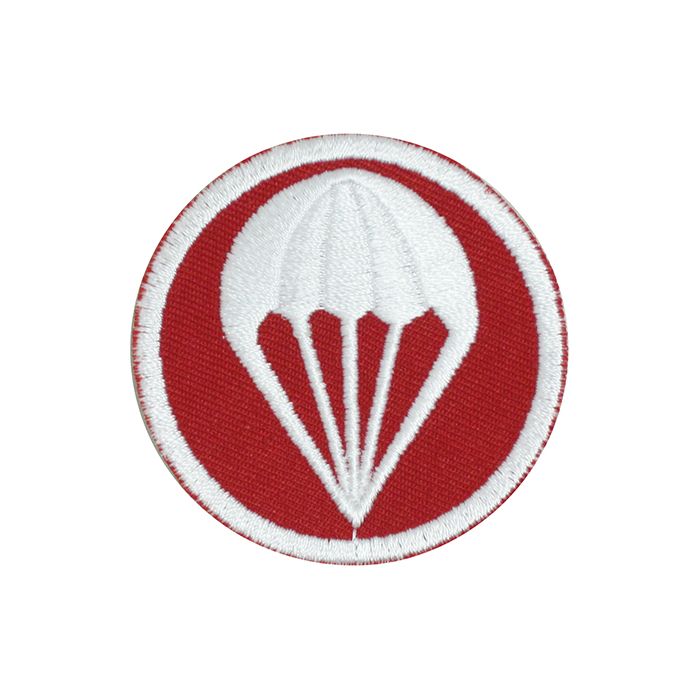 WW2 US Artillery Paratroopers Garrison Cap Badge - Red
