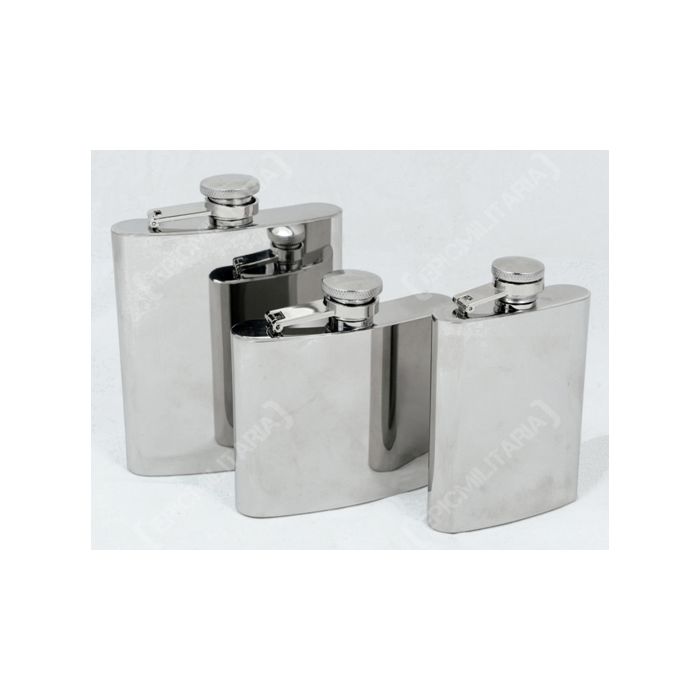 Stainless Steel Hip Flask - Polished Finish
