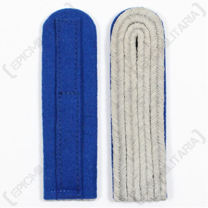 German Officer Shoulder Boards - Blue Piped