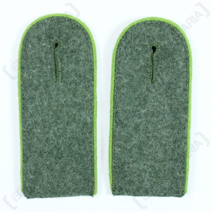 WW2 German Jager EM Shoulder Boards Field Grey