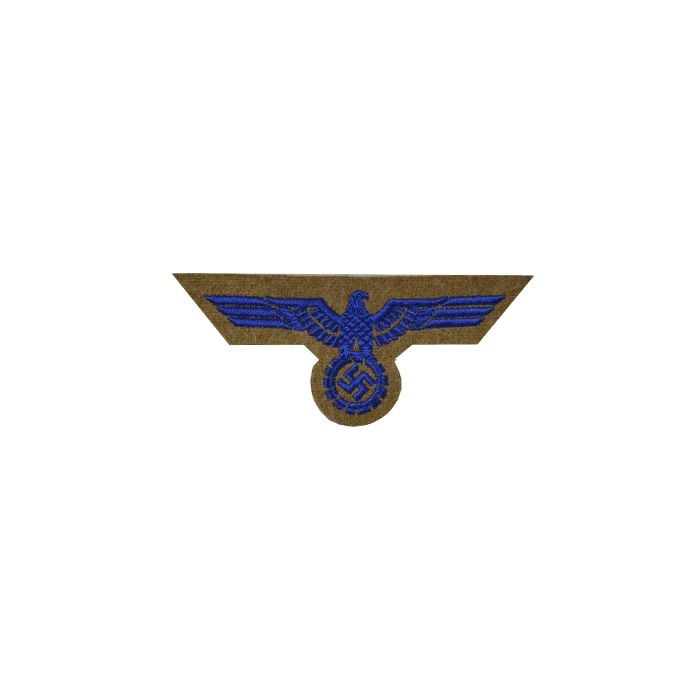 Kriegsmarine EM Tropical Cap Blue Eagle on Tan