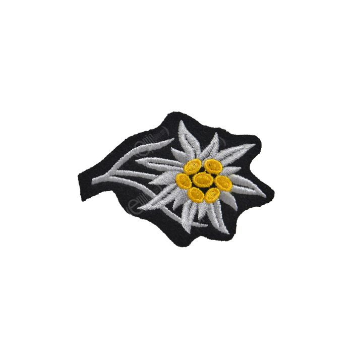 SS Edelweiss - Machine embroidered Black
