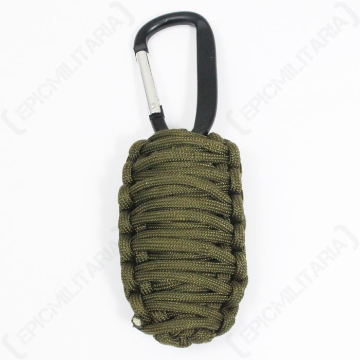 Small Paracord Survival Kit - Olive