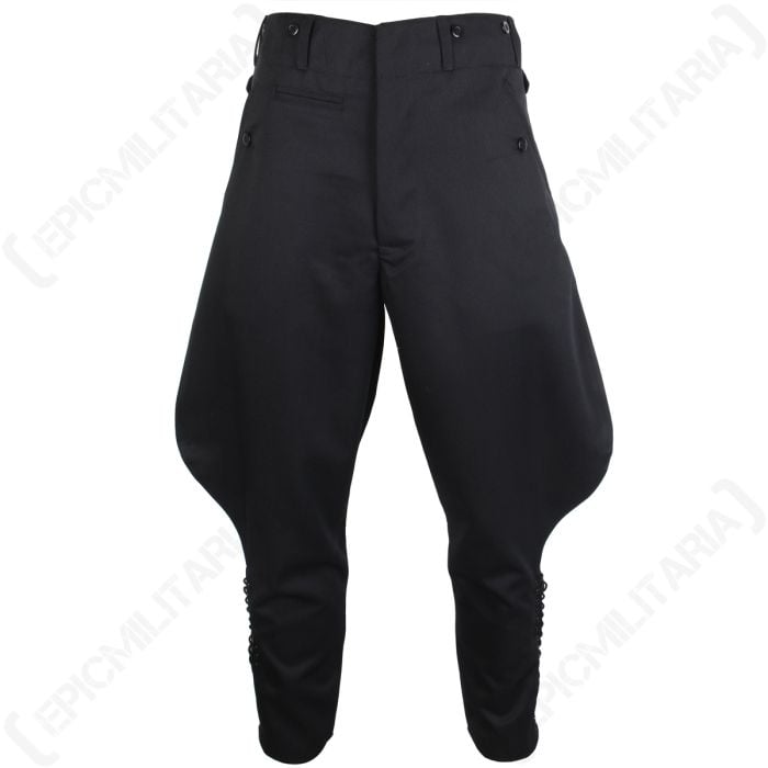 SS Officers Black Gabardine Jodhpurs Main