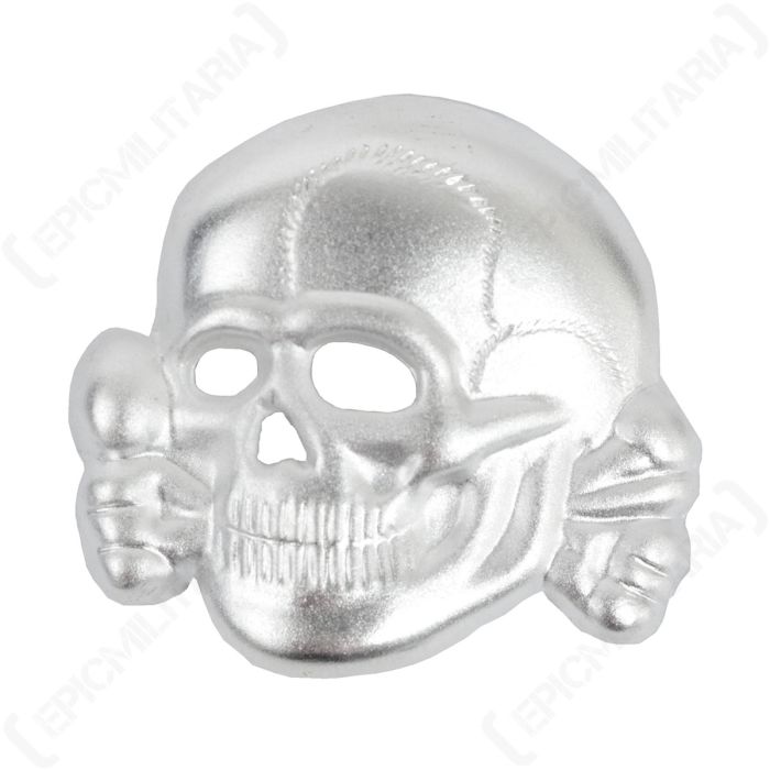 Waffen-SS Silver Cap Skull