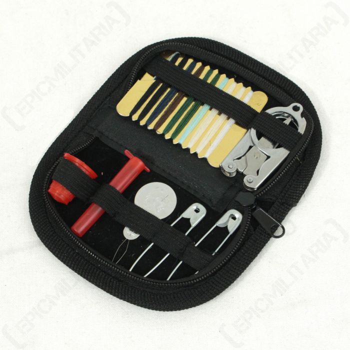 Tactical Sewing Kit with Olive Case