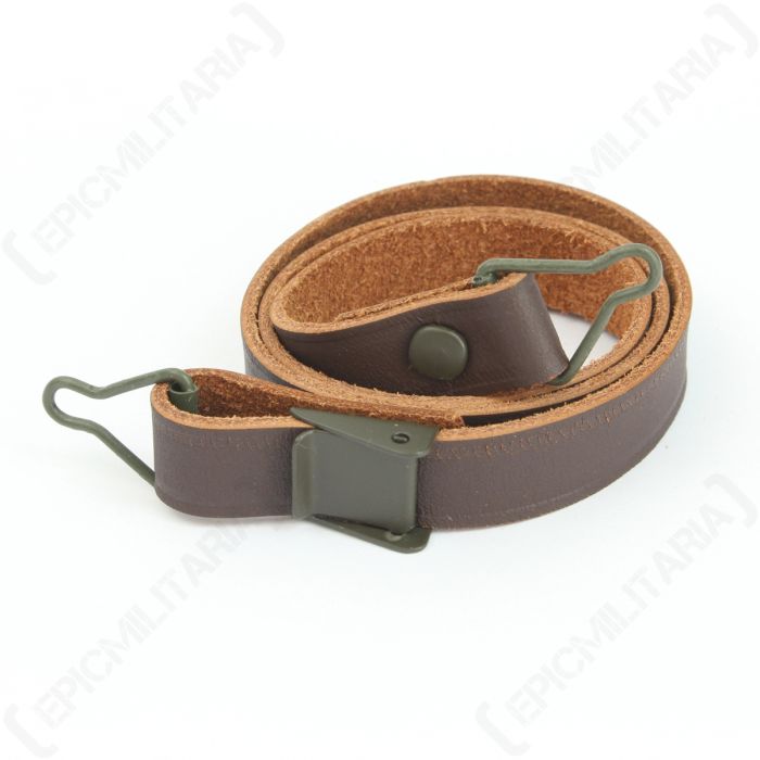 US M1 1943 Pattern Leather Chin Strap - Premium