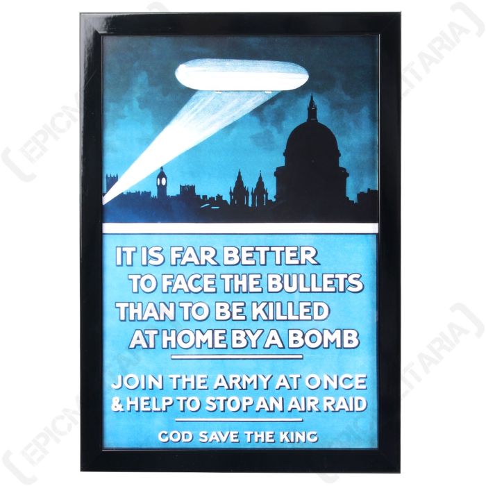 WW1 British Recruitment Poster Framed Print Main
