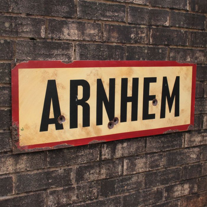 WW2 Arnhem Road Sign