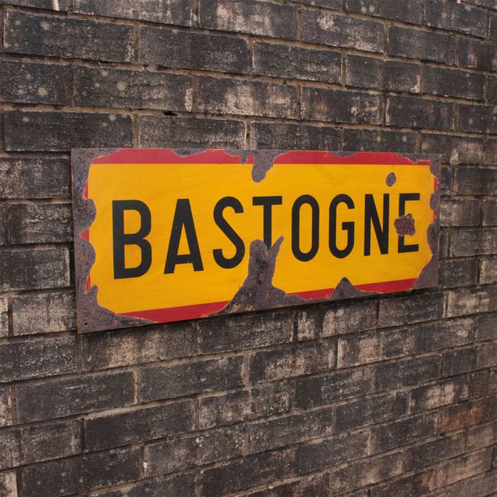 WW2 Bastogne Road Sign