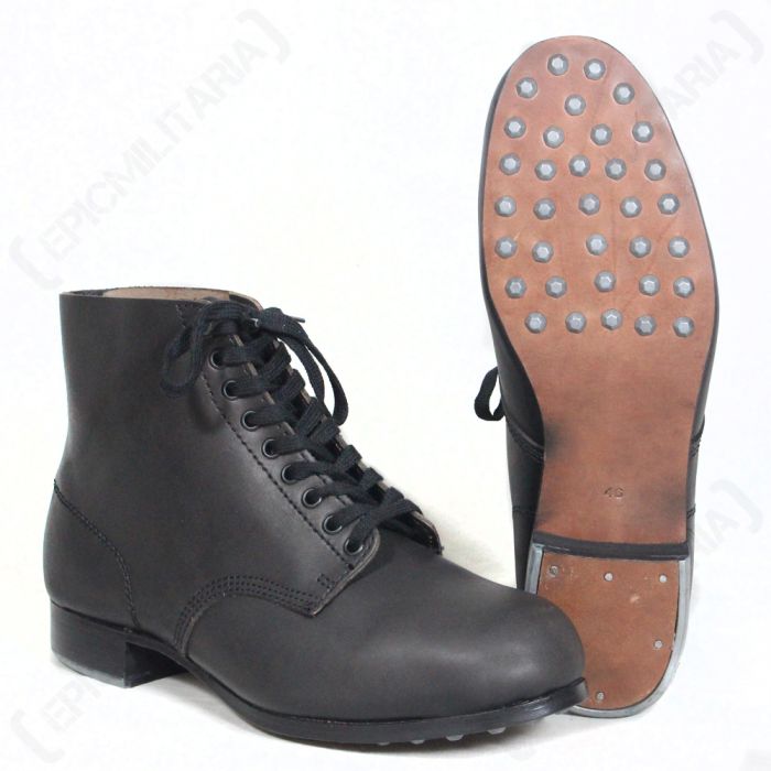 German Combat Low Boots Black Epic Militaria