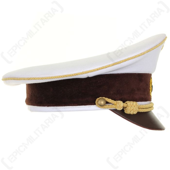 white visor cap