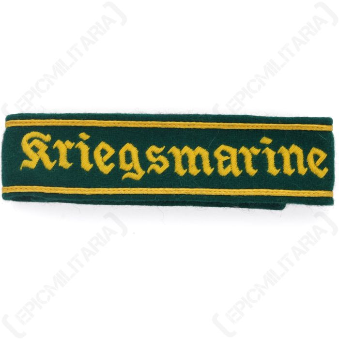 WW2 German Kriegsmarine Cuff Title Main