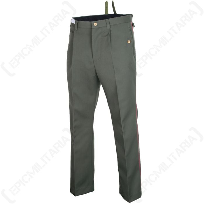 WW2 German Officer Trousers with Piping - Pink Piping Main