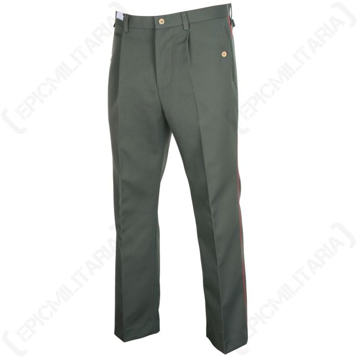 WW2 German Officer Trousers with Piping - Red Piping Main