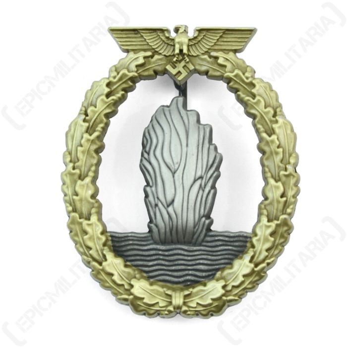 WW2 Kriegsmarine Mine Sweeper Badge Front