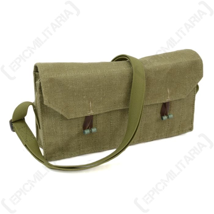 WW2 Russian Anti Tank Rifle Cartridge Bag - TOGGLE Front