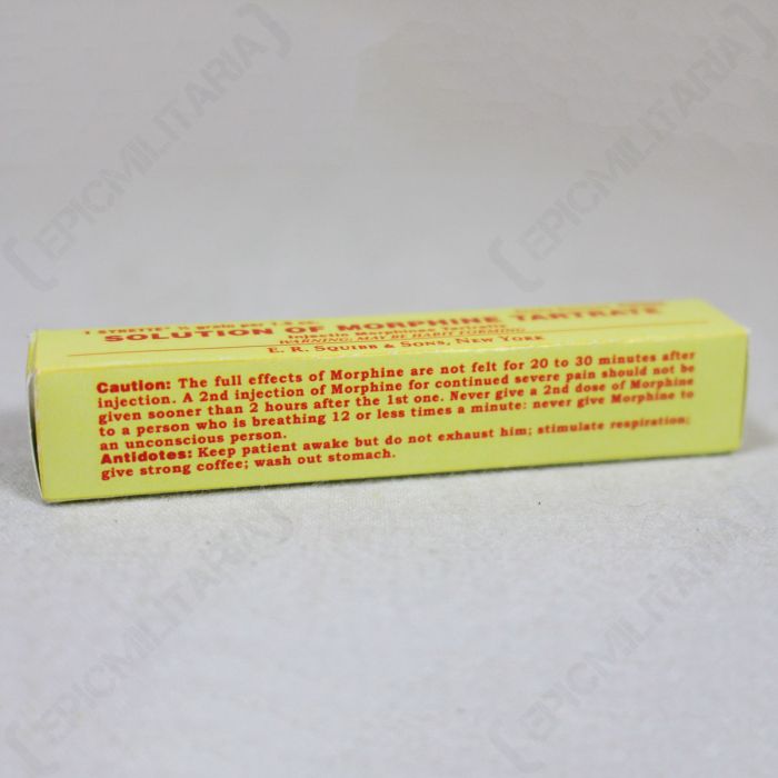 WW2 US Medic Morphine Tartrate Repro Replica First Aid American Airborne New