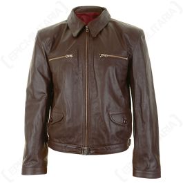 WW2 German Erich Hartmann Leather Flying Jacket - Epic Militaria