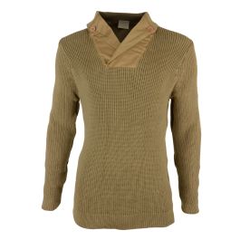 USAAF Type A-1 V-neck Mechanics Wool Sweater - Black