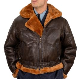 British RAF Style Fighter Pilot Leather Jacket Epic Militaria