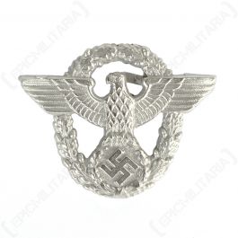WW2 German Police Officer Cap Badge 