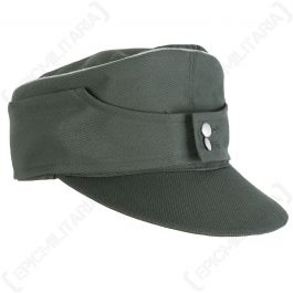 WWII German M44 EM Gabardine field cap black size L 